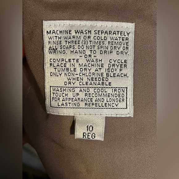 EUC London Fog Limited Short Trench Coat w/ Removable Flannel Liner - Picture 5 of 7